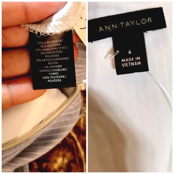 Ann Taylor Light Blue Wrap Jumpsuit - Picture 8 of 8